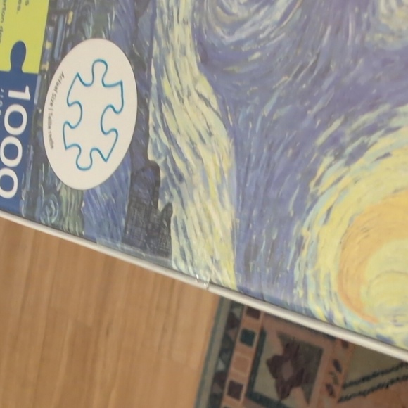 Never Opened Vincent van Gogh Starry Night Puzzle - Picture 2 of 2